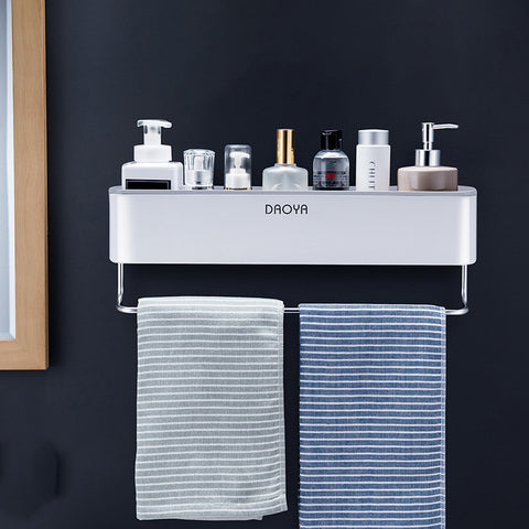 Bathroom shelf wall