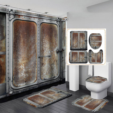 Digital Printing Waterproof Polyester Bathroom