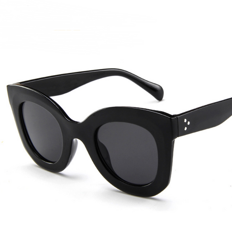 Sunglasses polygonal sunglasses flat lens