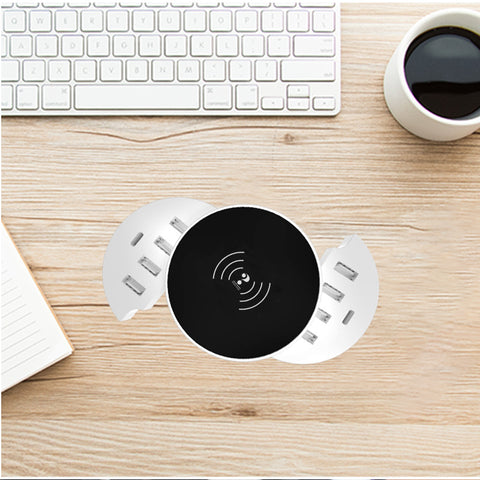 Smart Phone Multi-port Wireless Circular Charger